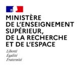 Ministère de l’Enseignement Supérieur et de la Recherche