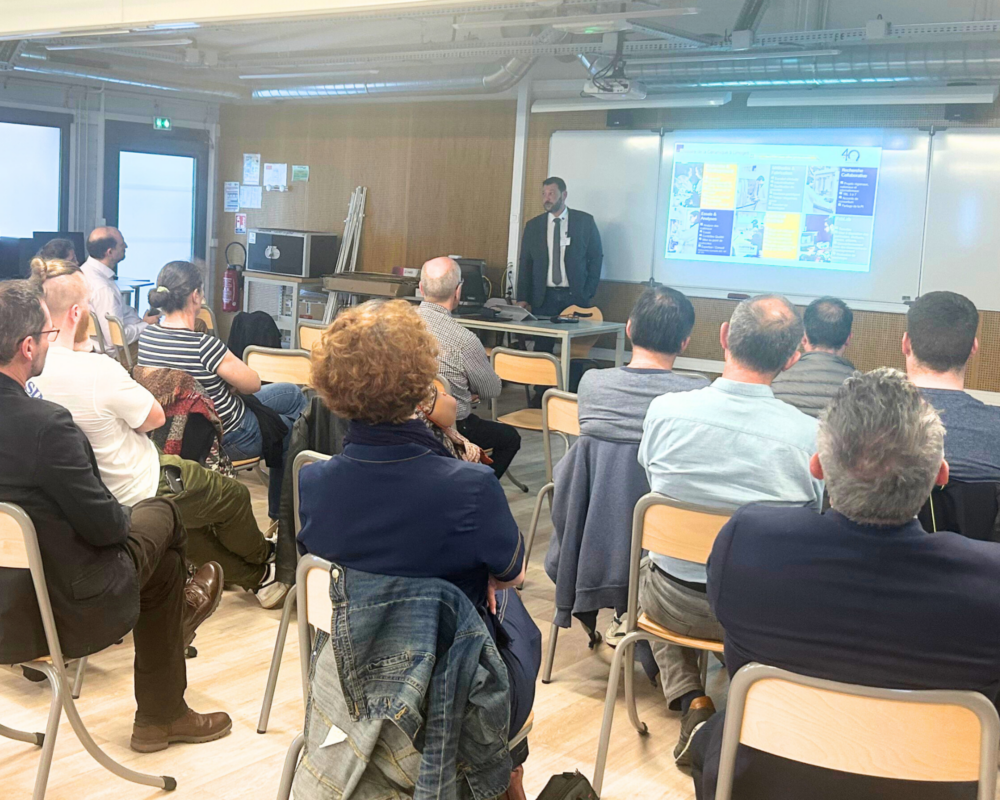 Présentation Olivier Durand lors de la soirée école entreprise du Lycée Turgot