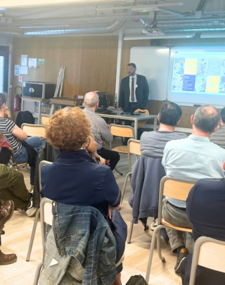 Présentation Olivier Durand lors de la soirée école entreprise du Lycée Turgot