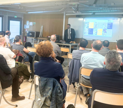 Présentation Olivier Durand lors de la soirée école entreprise du Lycée Turgot