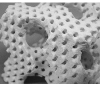 Pièce issue du Binder Jetting